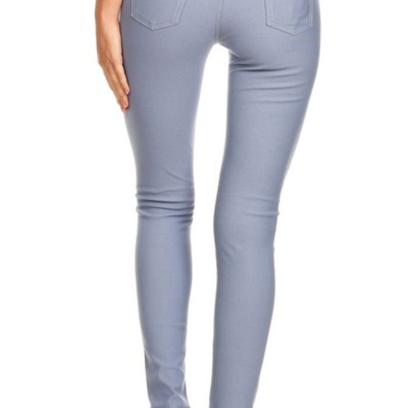 Women's Cotton-Blend Skinny Jeggings - Picture 2 of 5